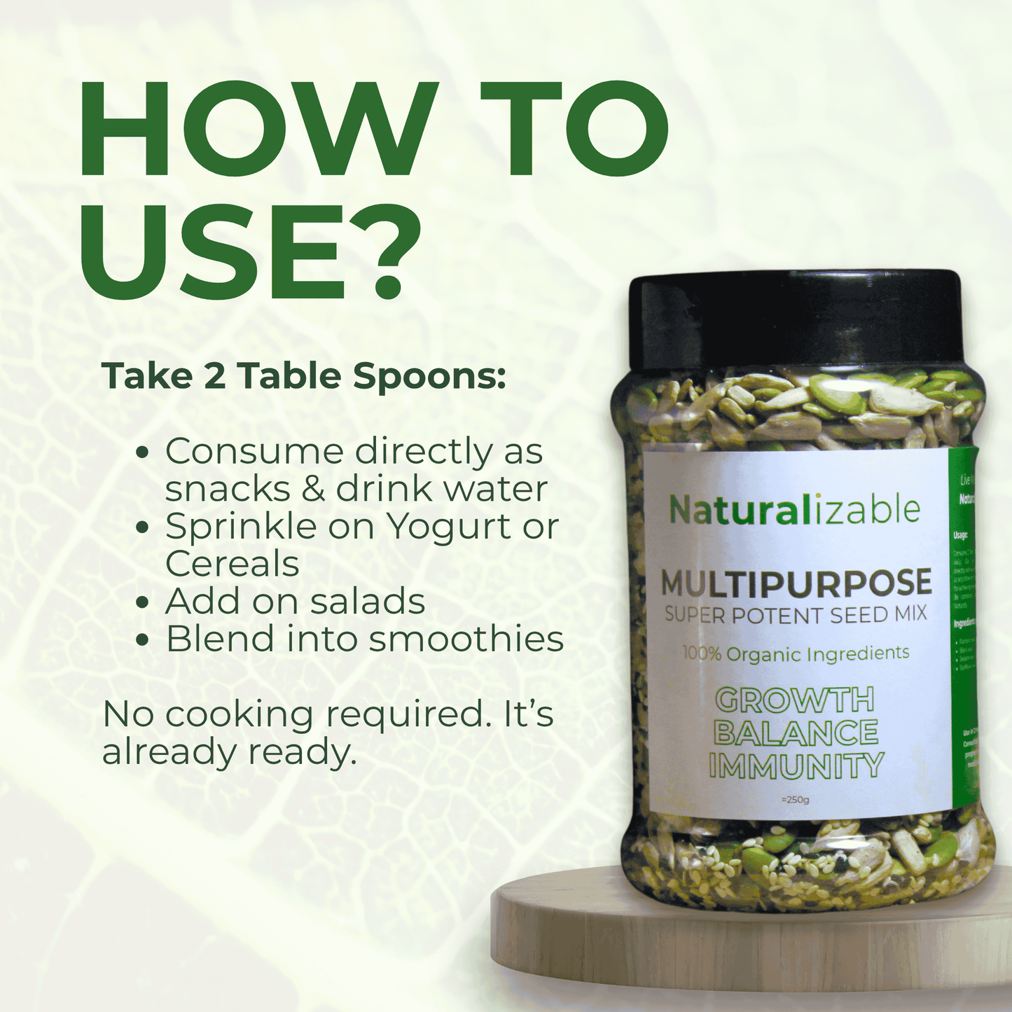 Multipurpose Super Potent Seed Mix